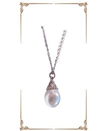 925 Designer di collana di perle d'acqua dolce intarsiate in petalo collane di petalo Valentine039s Day Gift43335694