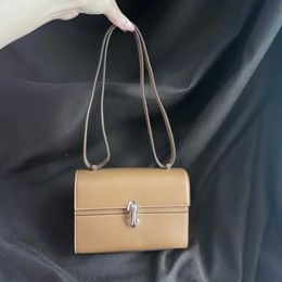 Savette shoulder bags Handbag High-end Hand-held Small Square Bag French Minimalist Leather Shoulder Bag Crossbody Bag for Women 231215