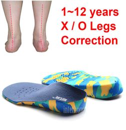 112 Years Kids Orthopaedic Insole X O Type Legs Arch Support Shoes Cushion Children Feet Valgus Correction Flat Foot Feet Care7086554