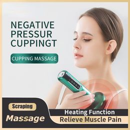 Electric Cupping Gua Sha Instrument Meridian Brush Intelligent Vacuum Can Suction Sha Household Dredging Massage Tool