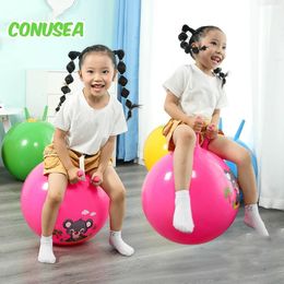 Kids Space Hopper Bouncing Balls Balance Exercise Educational Outdoor Sports Toys Kindergarten Jump Games Ball Random Colour 231228