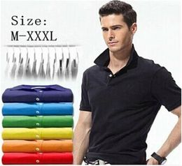 2021 Mens t shirt Designer Polos Brand small Crocodile Embroidery clothing men fabric letter polo t-shirt collar casual tee tops3298344