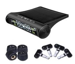 Diagnostic Tools Smart Car TPMS Tyre Pressure Monitoring System Solar Power Digital LCD Display Auto Security Alarm Systems Tyres 8351273