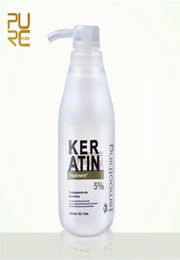 PURE Keratin Hair Repair Treatment Formalin 5 Professional Curly Hair Straightener Hairs Extension Shiny Scalp Treatments4965647