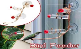 Other Bird Supplies 1pcs Window Hummingbird Feeder Sweet Feeders Creative Animal Suction Cup Feeding Glass Decoration1577342