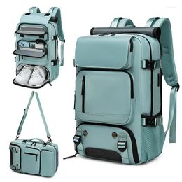 School Bags Woman Men Travel Backpack Waterproof Business Laptop With Shoe Bag Large Capacity Outdoor Schoolbag