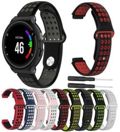 Women Men Rubber Watch Band Strap For Garmin Forerunner 220 230 235 630 620 735 Approach S20 S5 S6 Bracelet Silicone Strap Loop7331460486