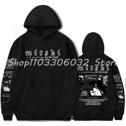 Men's Hoodies Mitski Working For The Knife Women Men Long Sleeve Casual Sweatshirt Fashion Clothes