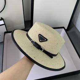 Top designer caps bucket hat straw men cap casual sun protection new gentleman Cap top quality men's and women's sun23001