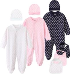 INS Baby Brand Clothes Baby Romper New Cotton Newborn Baby Girls Boy Spring Autumn Romper Kids Designer Infant Jumpsuits1079548