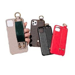 Cell Phone Cases Wrist strap phone cases for iPhone 15 pro max 14 plus 13 12 mini 11 Pro X XS XR XSMAX shell PU leather designer 11promax 12promax cover i001 O2AN
