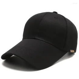 Ball Caps 2023 Solid Color Simplicity Baseball Cap Men Fashion Street Hip Hop Adjustable Hats For Snapback Wholesale