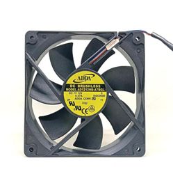 For ADDA 12012025 AD1212HBA7BGL DC12V 037A 4Pin temperature control cooling fan7232387