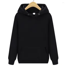 Men's Hoodies EBAIHUI Solid Colour Sweatshirt Casual Pocket Design Male Hoodie Autumn And Winter Loose Long Sleeved Pullover