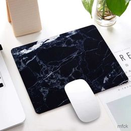 Mouse Pads Wrist Rests Nordic Style Marble Mousepad for Gaming Laptop Computer Desk Mat Mouse Pad Wrist Rests Table Mat Office Desk Accessories 22X18CM