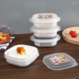 Dinnerware Lunch Box Microwave Keep Fresh Rice Crisper Refrigerator Container Fruit And Vegetable Portable Kitchen Tool