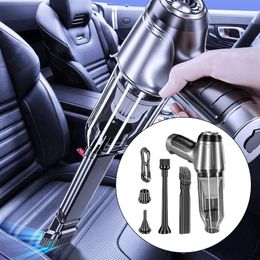 9000pa Car Vacuum USB Rechargeable Portable Cleaner 120W high power motor for Household air duster 231229