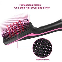 Ds Dryers One Step Hair Blower Electric Hot Air Brush Travel Blow Dryer Comb Professional Hairdryer Hairbrush