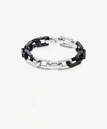 Chain Titanium Steel Bracelet Fahsion Large Colored Gold Bracelets Male Black Color Round Men Pulseras7421248