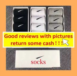 Letter NK Print socks Classic Hook designer Mens womens calcetines Stocking Pure cotton absorbent breathable short boat socks luxury garter with box a5