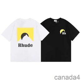 Mens Designer t Shirt Rhude Casual Shirts Man Womens Summer Tees Short Sleeves Top Sell Luxury Men Hip Hop Clothes European Sizes High Quality Cheap Discou 8UWZ