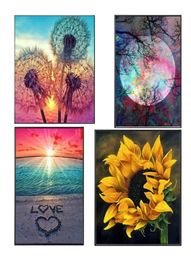 Meian Special Shaped art flowers Tree dotz 5d diy diamond painting set embroidery cross stitch kit Crystal drill new arrivals30018871518