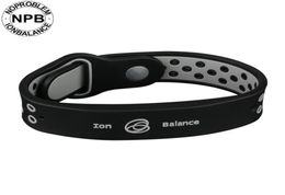 health benifits ion balance power therapy silicone sports choker tourmaline germanium wristband bracelet2576349