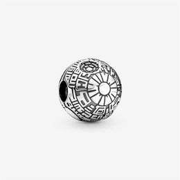 100% 925 Sterling Silver Death Star Clip Charms Fit Original European Charm Bracelet Fashion Women Wedding Engagement Jewelry Acce276M