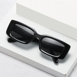 Sunglasses Designer Small Size Large Frame Rectangular Women Fashion215q