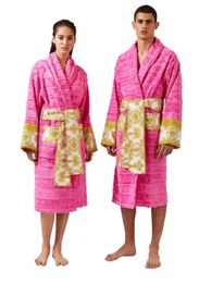 Mens Luxury classic cotton bathrobe men and women brand sleepwear kimono warm bath robes home wear unisex bathrobes one size Fashion Brand Clothes5465