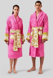 Mens Luxury classic cotton bathrobe men and women brand sleepwear kimono warm bath robes home wear unisex bathrobes one size 67577