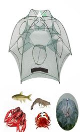 4 8 12 16 Holes Folding Automatic Fishing Net Fish Minnow Shrimp Crab Mesh Trap Portable Fishing Net Tools1375473