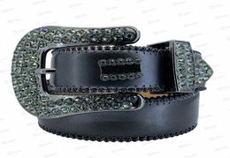 2021 Designer BeltSimon Belts for Men Women Shiny diamond belt black6187113