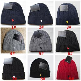 Men Designers Beanie Hats Woollen Knitting Hat Women Brand Warm Winter Beanies Designer Knitted cap 9 Colors4607532