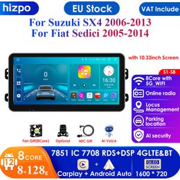 10.33'' Android Car Radio for Suzuki SX4 2006-2013 Fiat Sedici 2005-2014 Multimedia Video Player 2din Carplay Stereo Audio 4G BT