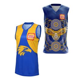 2023 West Coast Eagles Castore Men's Home/Indigenous Guernsey