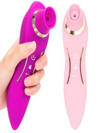 Oral Sex Sucker Vibrators Licking Device GSpot Clitoral Massager 10 Vibrations Heating Breast Massager Sex Toys for Woman A11155576860