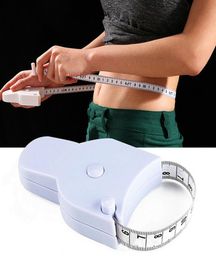 Fitness Fat Calliper Perfect Body Tape Measures Automatic Telescopic Tape Measure Retractable Measuring Tape for Body Waist Hip B9976752