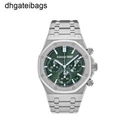 Audemar Pigue Watch Automatic Swiss Watches Epic Royal Oak Time Code 41mm Steel Green Dial 26240st.oo.1320st.08