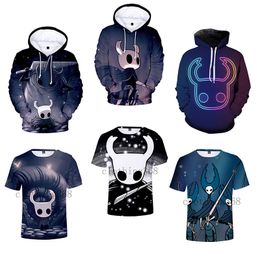 Men's Hoodies & Sweatshirts Hollow Knight mens hoodie shirt 3D Cartoon Anime Character hollow knight shirt woman kid clothes Long Sleeve hoodie sweater pullovers