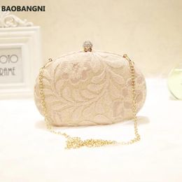 Bags Fashion Sequined Clutches bag Women's evening bags Gold luxury diamond embroidery Wedding party Purse Handbag