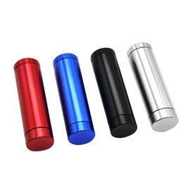 Multi-function Cigarette Dugout Grinder Stash Case Kit Colorful Aluminium Alloy Dry Herb Tobacco Filter Catcher Taster Bat One Hitter Portable Holder Smoking