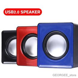 Computer Speakers Portable Mini Computer Speaker Wired Small Speakers Universal Stereo Sound Surround For Home PC Desktop Laptop Notebook