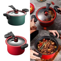 35L Pressure Cooker Multifunctional Kitchenware Stew Pot Soup Meat NonStick Micro Rice Induction Gas Stove 231229