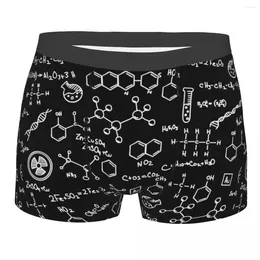 Underpants Science Chemistry Pattern Underwear Male Printed Custom Lab Tech Boxer Shorts Panties Briefs Breathable