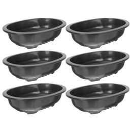 6 Pcs Flower Pot Bonsai Large Outdoor Pots Drainage Holes Flowerpot Planter Household Flowerpots Containers Pp Gardening 231228