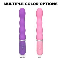 Sex toys vibrator, foreign trade toy manufacturer wholesale, 10 frequency G-point fairy vibrator, silicone massage stick, female masturbation equipment