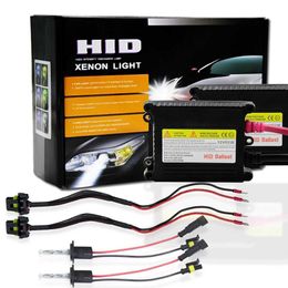 HID Car Xenon Kits CROSSFOX 35W HID Xenon Bulbs H7 H4 car bulb H11 H3 H1 Auto Lights 9005 9006 Headlight Kit 3000k 4300K 6000k 8000K 12000K BallastL231228L231228