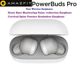 Earphones Amazfit PowerBuds Pro TWS Bluetooth Earphone Heart Rate Monitoring Noisereduction Cervical Spine Posture Reminders Headset