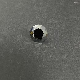 Loose Diamonds Pass Positive 7mm 1.2 Carat VVS1 Black Moissanite Diamond Gmestone